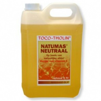 Toco Tholin Natumas neutraal massage olie 5 liter TTNATUMAS500